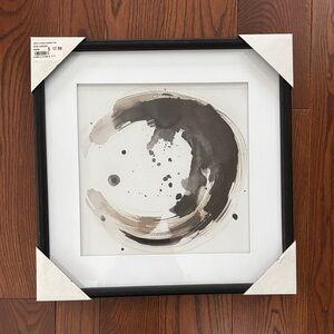 NWT Abstract Black and White Framed Art